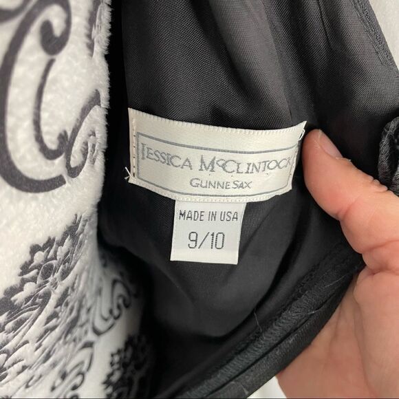 Vintage Gunne Sax Jessica McClintock Bow Dress - Picture 7 of 8